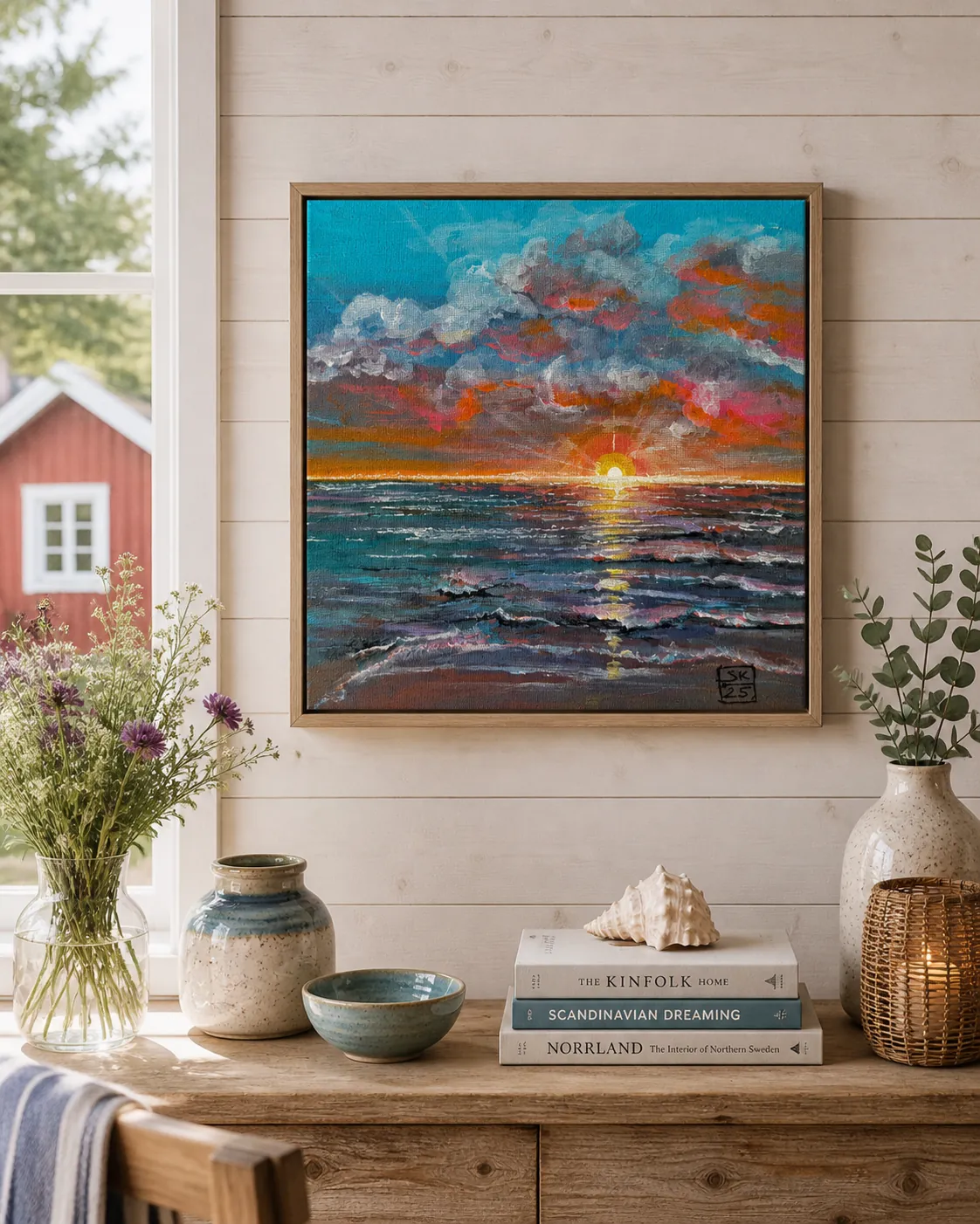 Mein Gemälde einer schwedischen Landschaft